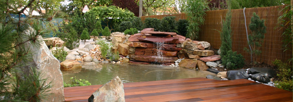 piscine naturelle avec rochers